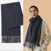 Solid Color Thick Wool Scarf - Sidiou Group