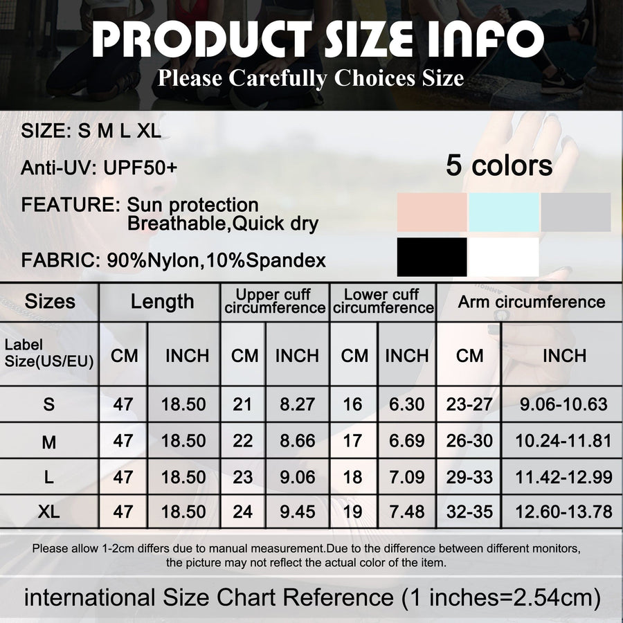 Sun Protection Arm Sleeves - Sun Protection Clothing