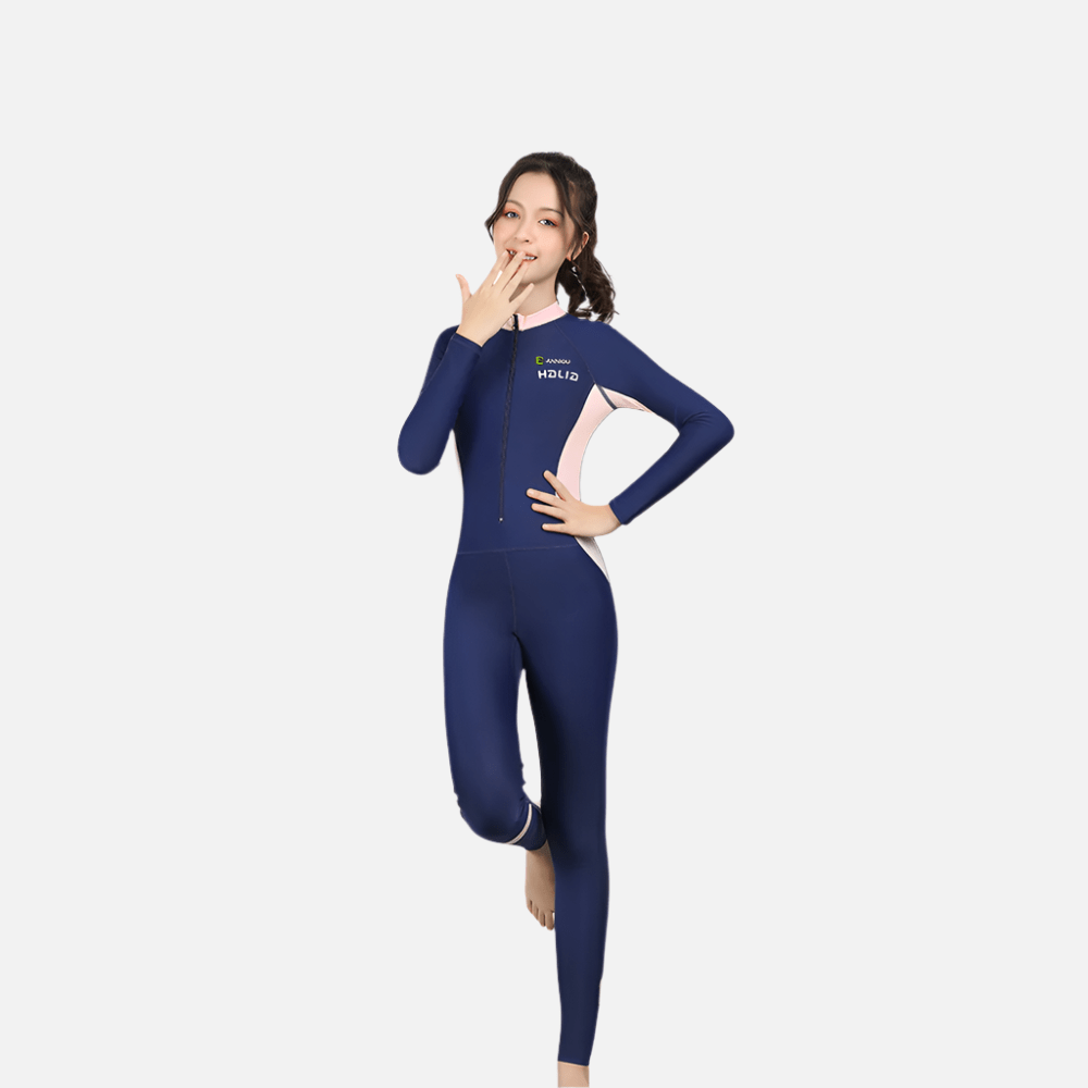 Teen Girl One - Piece Full - Body Wetsuit - Sidiou Group