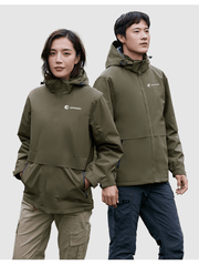 Thermal Silver Fox Fleece All - in - One Jacket - Sidiou Group