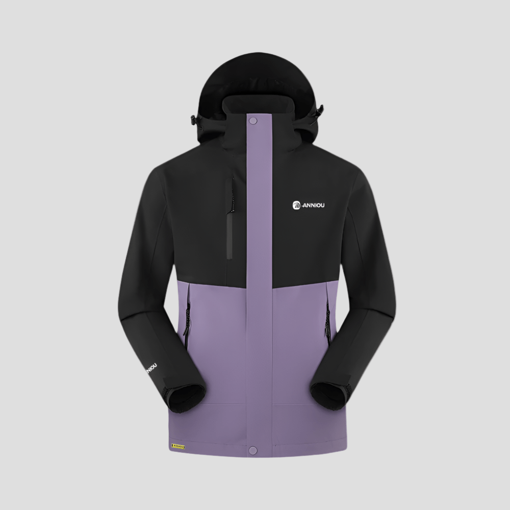 black Waterproof 3 in 1 Jacket