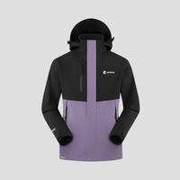 black Waterproof 3 in 1 Jacket