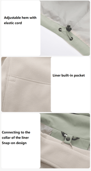 Three - in - one Climbing Jacket - Sidiou Group