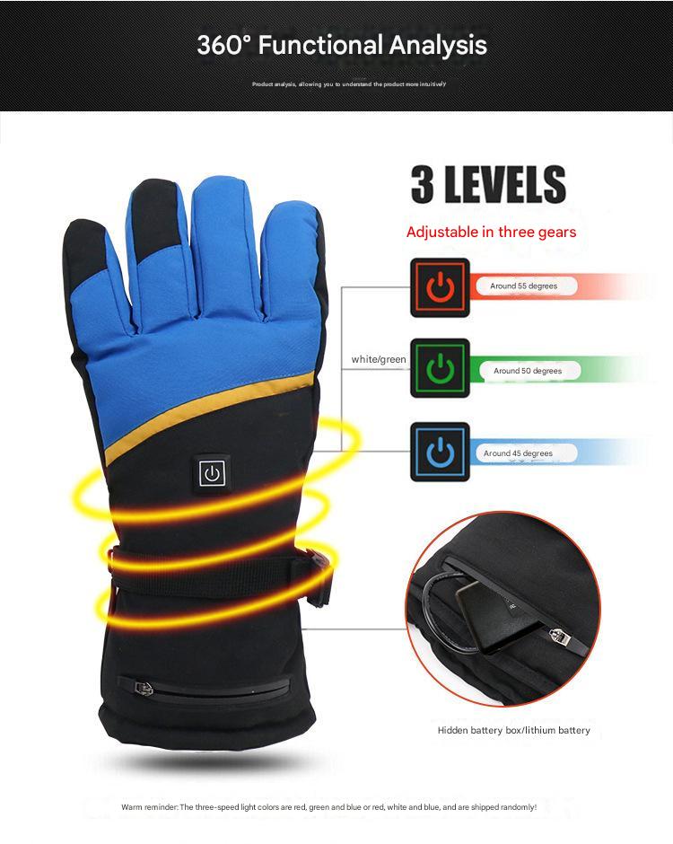 Touch Screen Heated Gloves - Sidiou Group