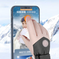 touch screen Fleece Waterproof Thermal Ski Gloves