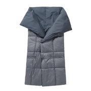 Two - in - One Grey Heated Blanket - Sidiou Group