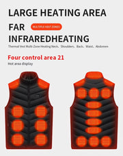 Unisex 21 Area Heated Gilet - Sidiou Group