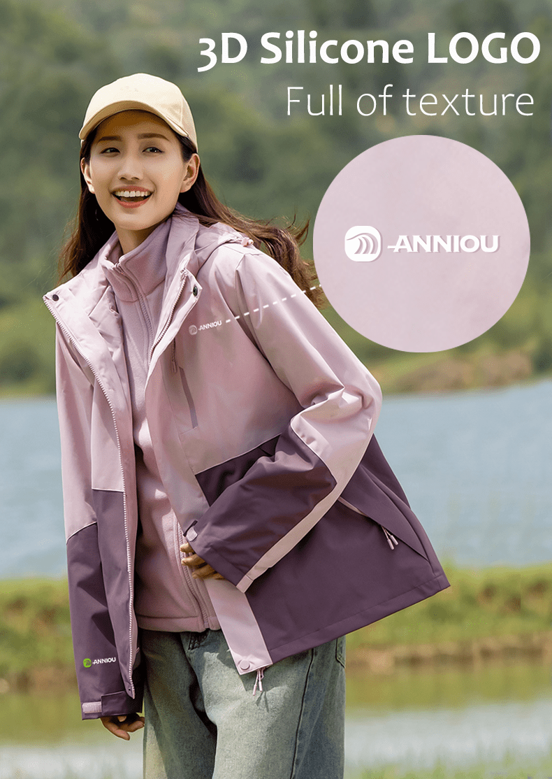 Unisex 3 - in - 1 Removable Polar Fleece Hiking Jacket - Sidiou Group