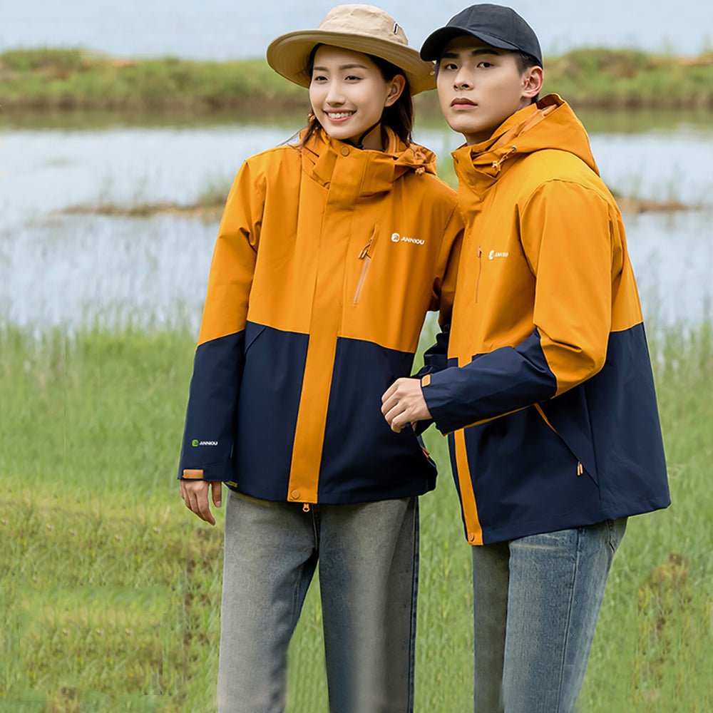 Unisex 3 - in - 1 Removable Polar Fleece Hiking Jacket - Sidiou Group