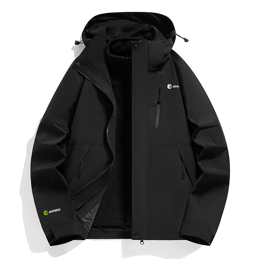 Unisex 3 - in - 1 Removable Polar Fleece Hiking Jacket - Sidiou Group