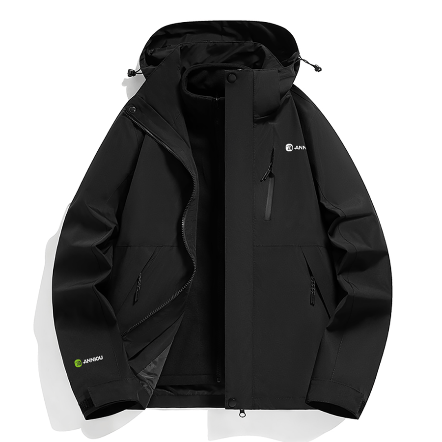 Unisex 3 - in - 1 Removable Polar Fleece Hiking Jacket - Sidiou Group