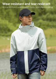 Unisex 3 - in - 1 Removable Polar Fleece Hiking Jacket - Sidiou Group