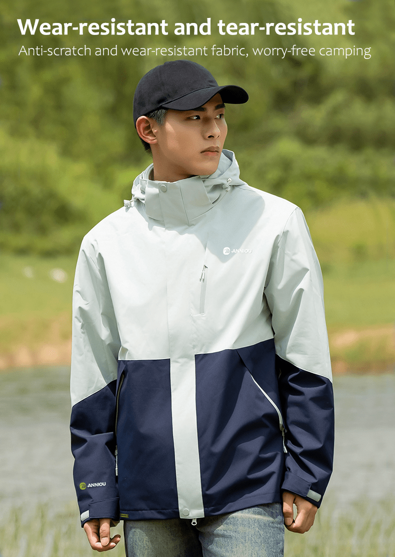 Unisex 3 - in - 1 Removable Polar Fleece Hiking Jacket - Sidiou Group
