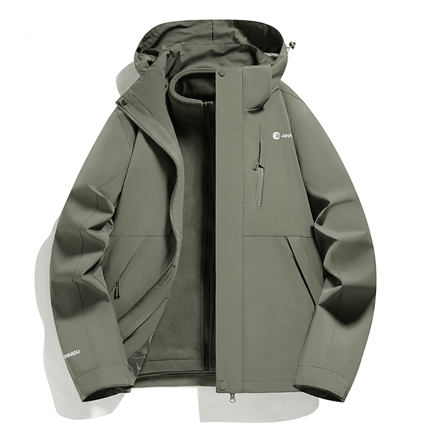 aterproof 3 in 1 Fleece Jacket by Anniou 