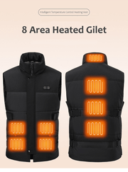 Unisex 8 Area Smart Heated Gilet - Sidiou Group