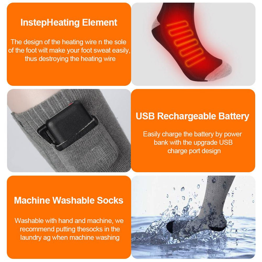 Unisex Cashmere Thermal Heating Socks - Sidiou Group