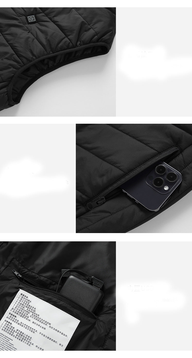 Unisex Classic 2 Area Heated Vest - Sidiou Group