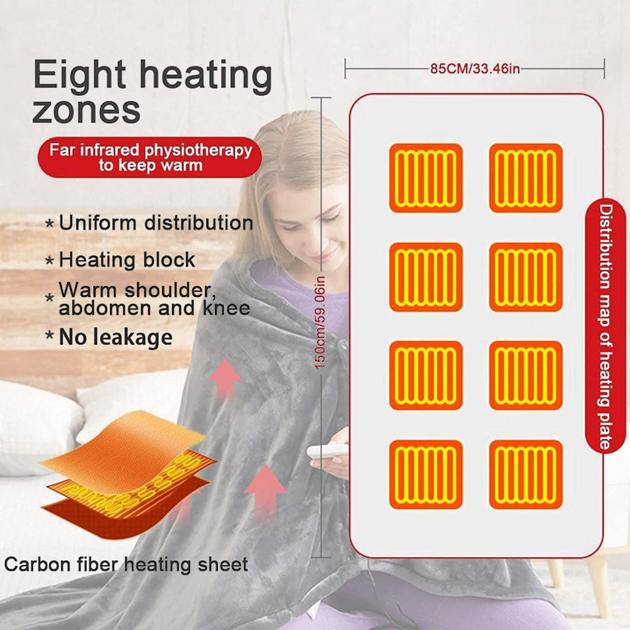 Unisex Heated Shawl Blanket - Sidiou Group