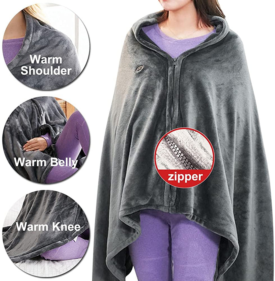 Unisex Heated Shawl Blanket - Sidiou Group