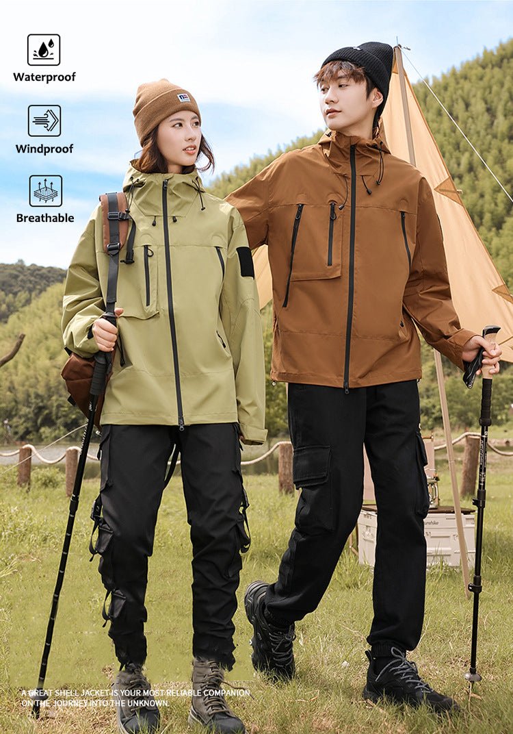 Unisex Hooded Waterproof Jacket - Sidiou Group