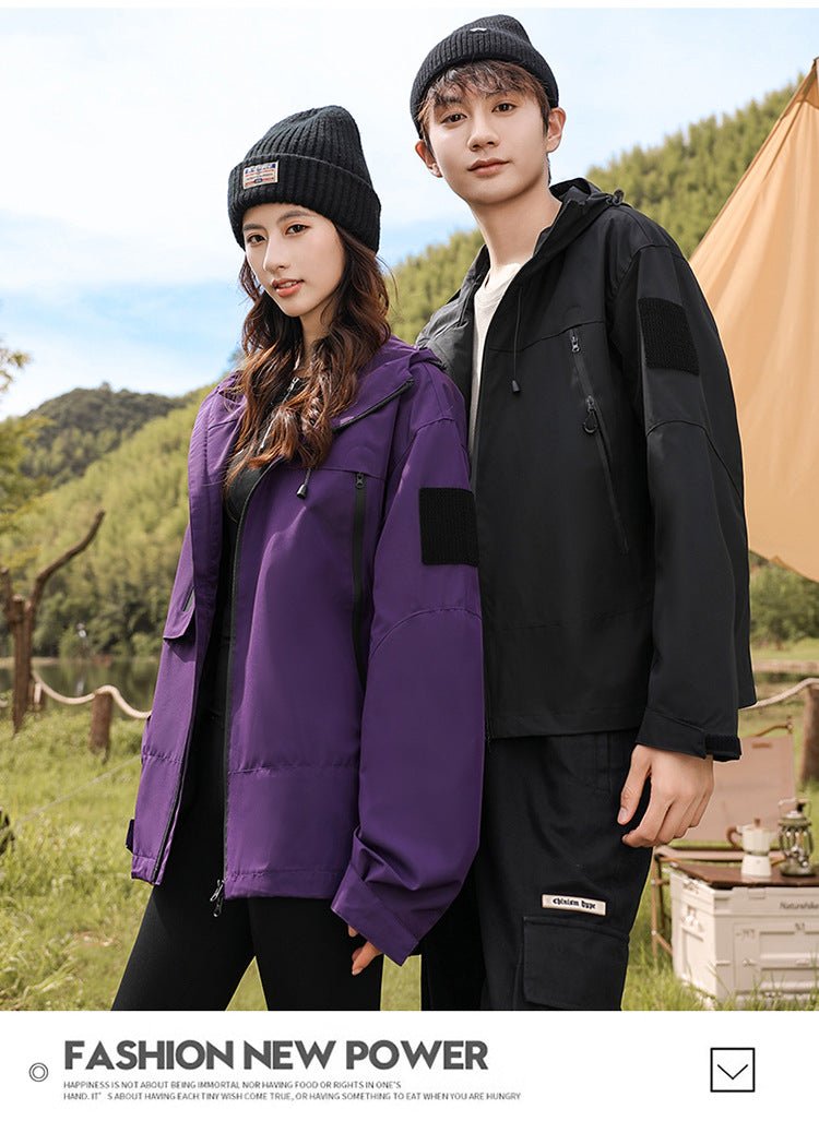 Unisex Hooded Waterproof Jacket - Sidiou Group