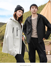 Unisex Hooded Waterproof Jacket - Sidiou Group