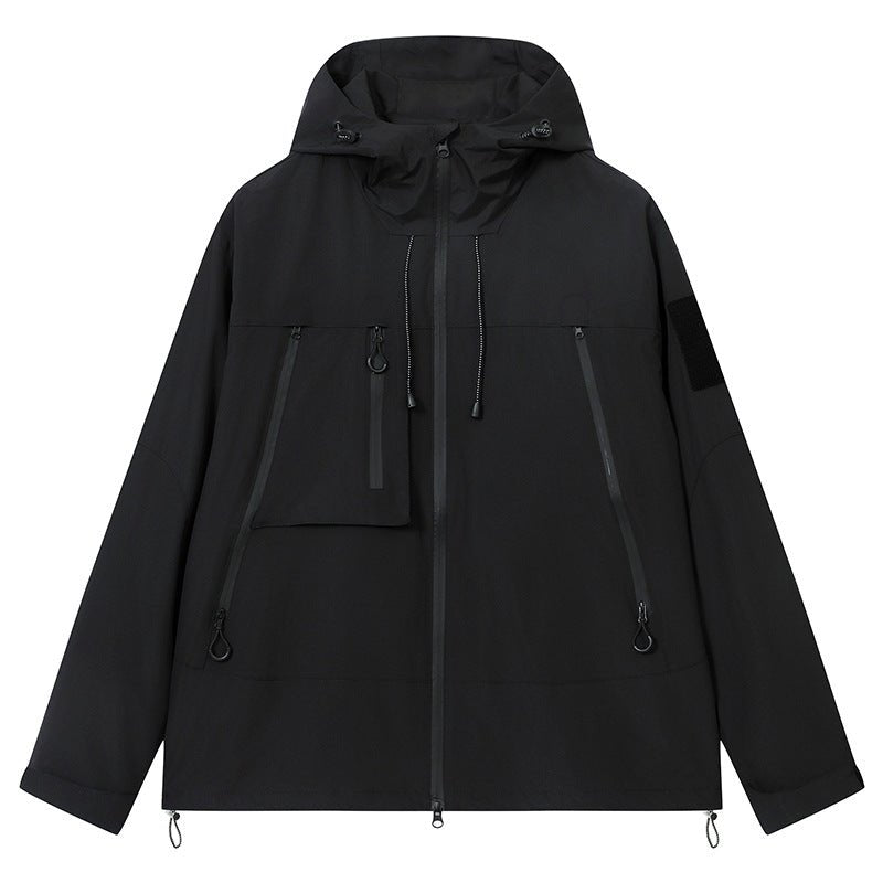 Unisex Hooded Waterproof Jacket - Sidiou Group