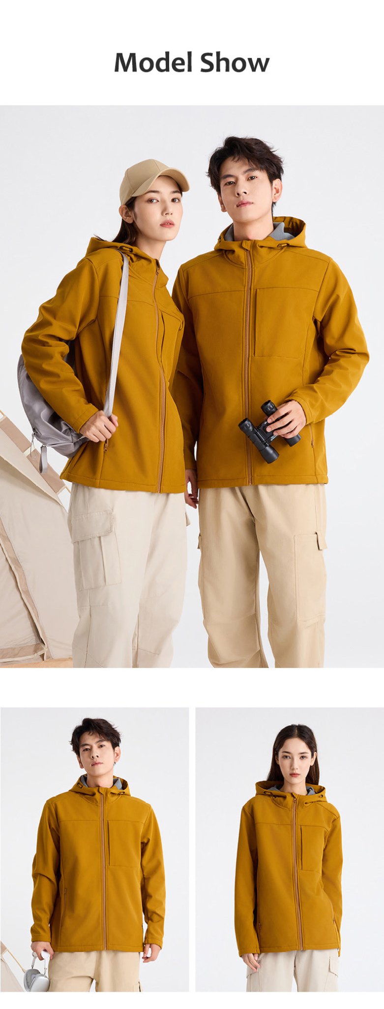 Unisex Softshell Hiking Jacket - Sidiou Group