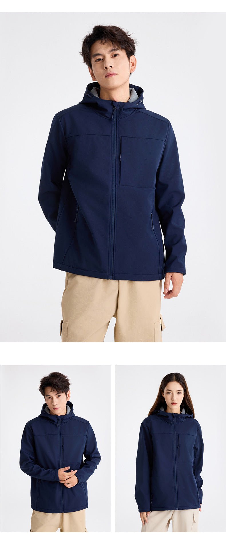 Unisex Softshell Hiking Jacket - Sidiou Group