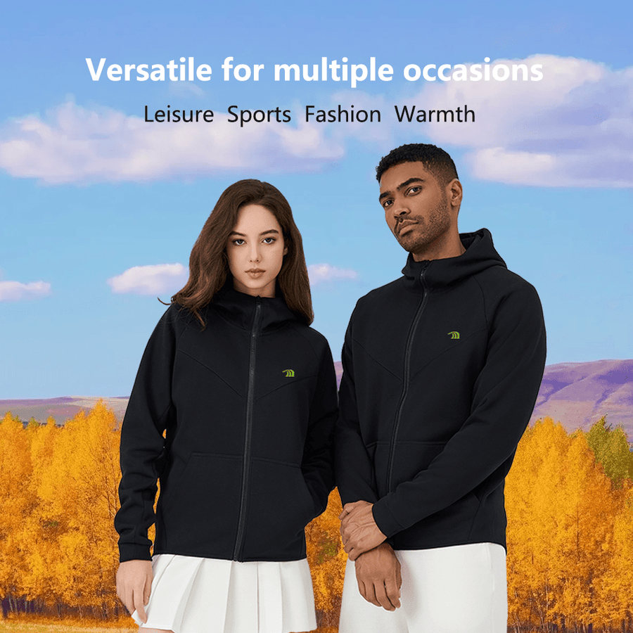 Unisex Sports Zip - up Hoodie - Sidiou Group