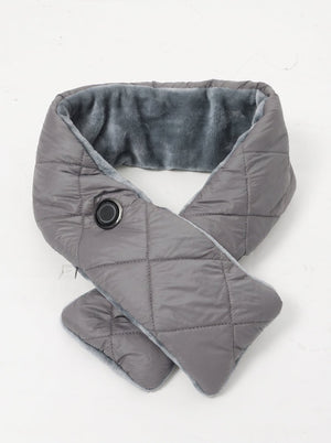 unisex #Grey Rechargeable Heated Scarf