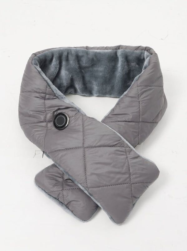 unisex #Grey Rechargeable Heated Scarf