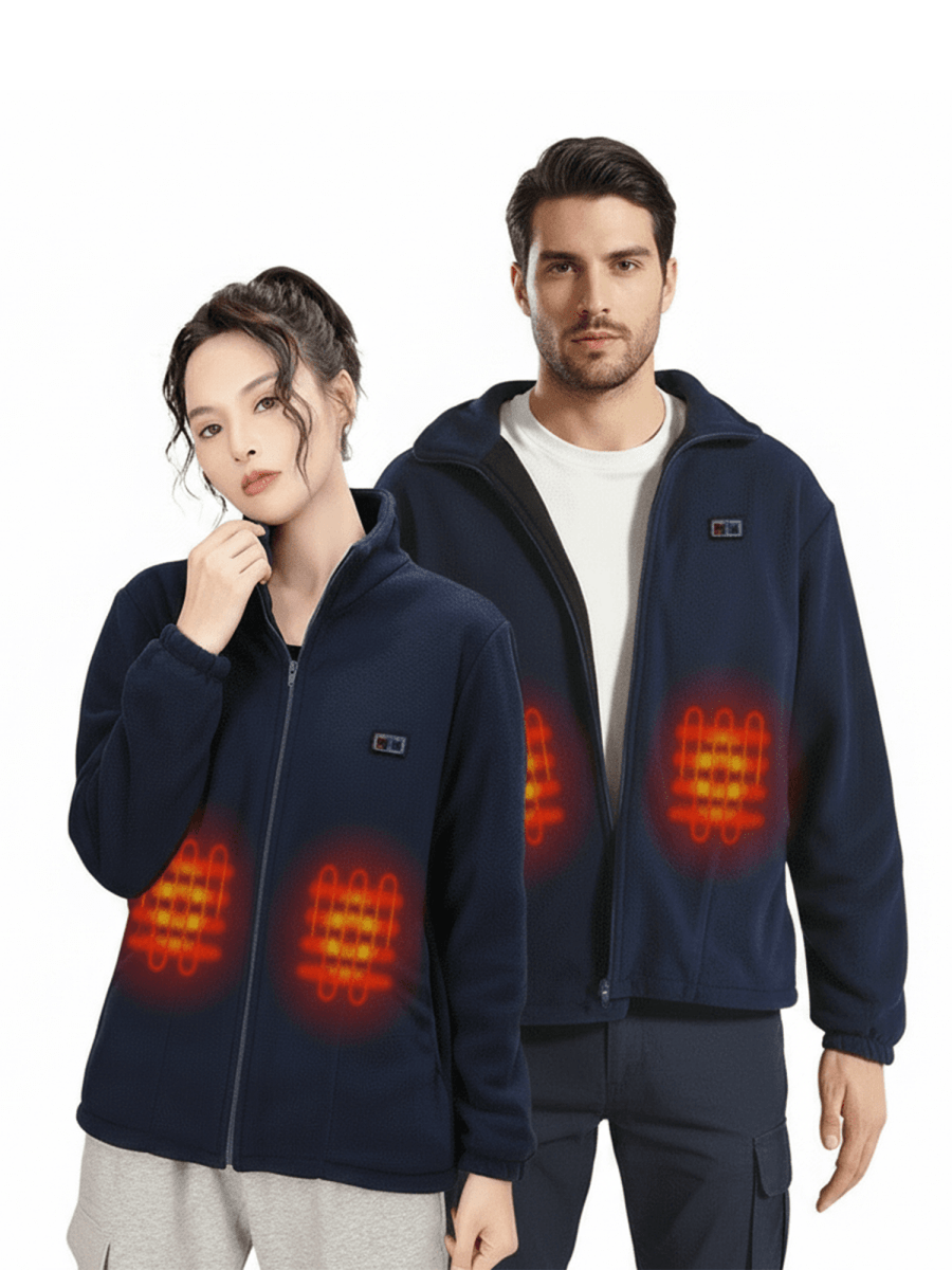 Dual Control 5 Area Heated Fleece Jacket