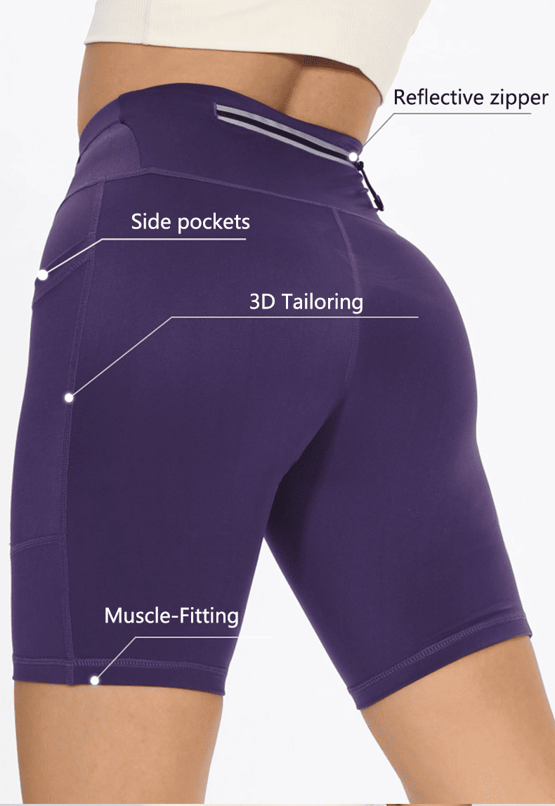 UPF 50+ Compression Sports Shorts - Sun Protection Clothing