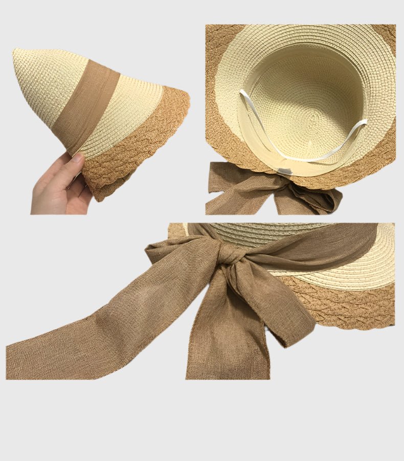 UPF 50+ French Straw Hat - Sun Protection Clothing