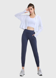 UPF 50+ Hooded Cropped Shirt - Sun Protection Clothing