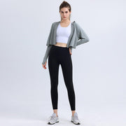 UPF 50+ Hooded Cropped Shirt - Sun Protection Clothing