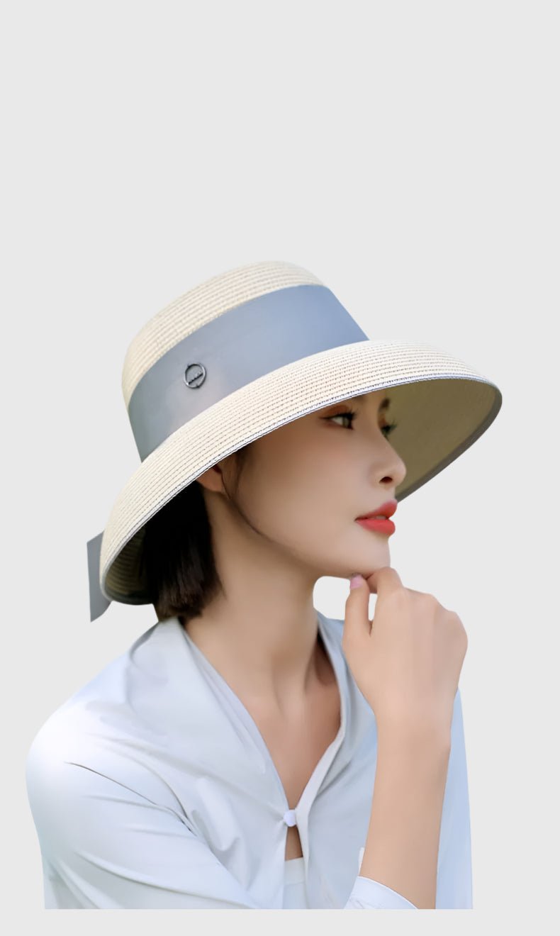 UPF 50+ sun protection Straw Hat 