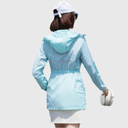 women's hooded UPF 50+ Trench Coat