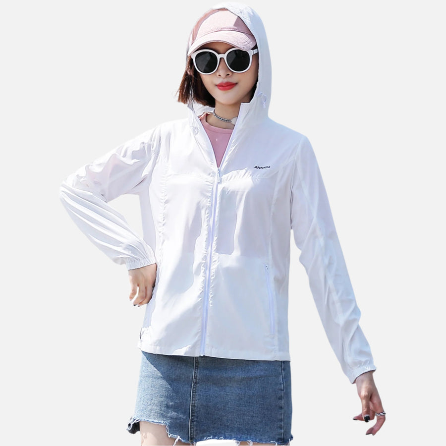 UPF50+ Adjustable Lightweight Sun Protection Jacket - Sidiou Group