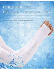 UPF50+ Cooling Arm Sleeves ice silk