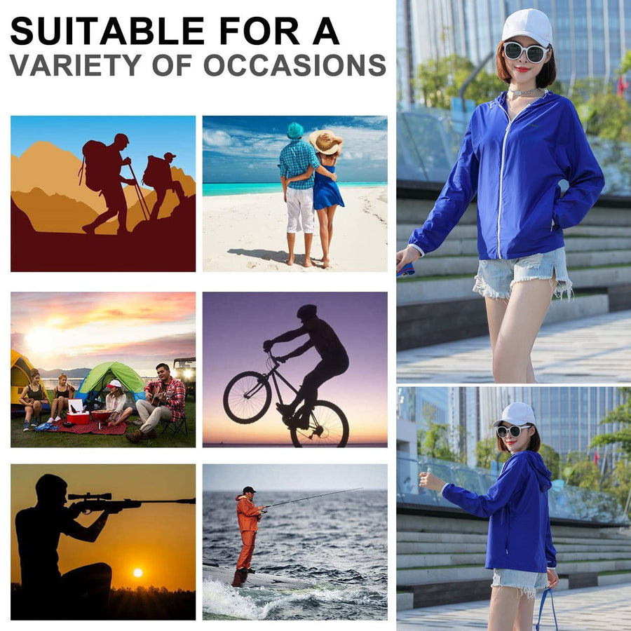 UPF50+ Smooth Zipper Quick Dry Sports Jacket - Sidiou Group