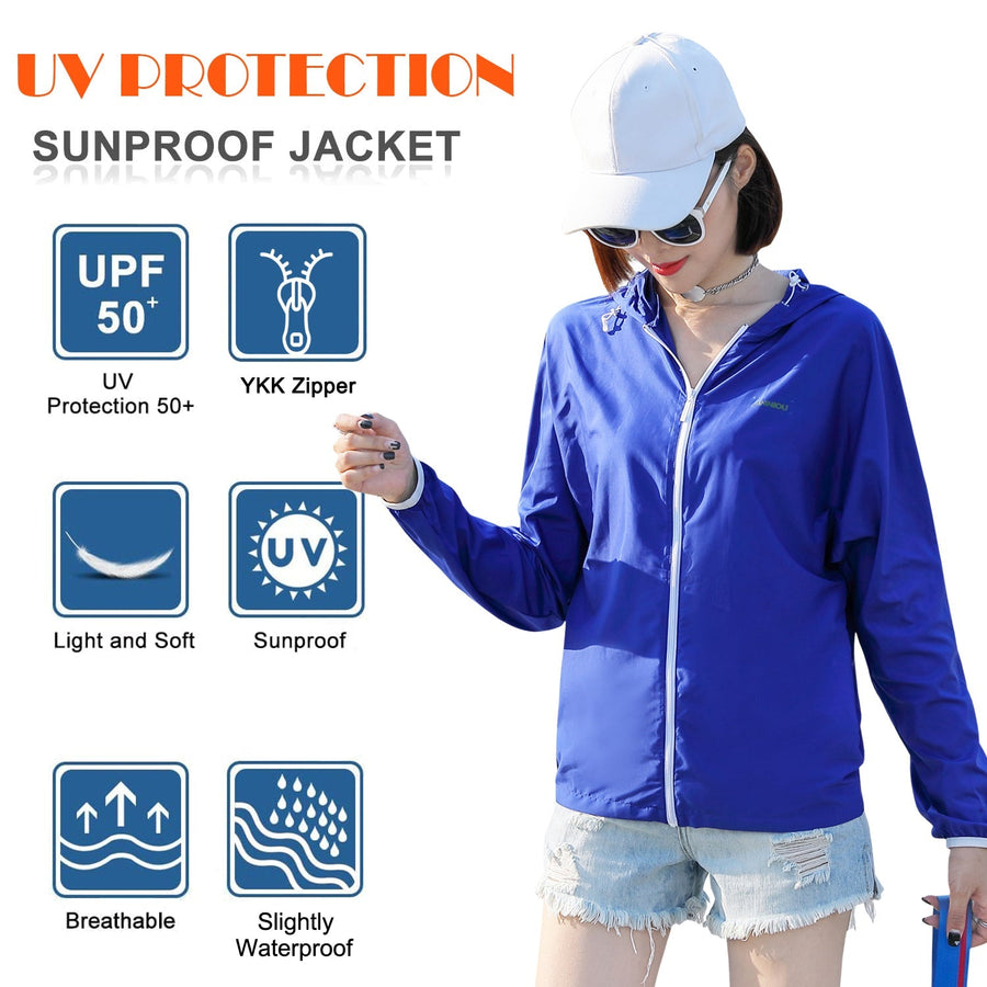 UPF50+ Smooth Zipper Quick Dry Sports Jacket - Sidiou Group