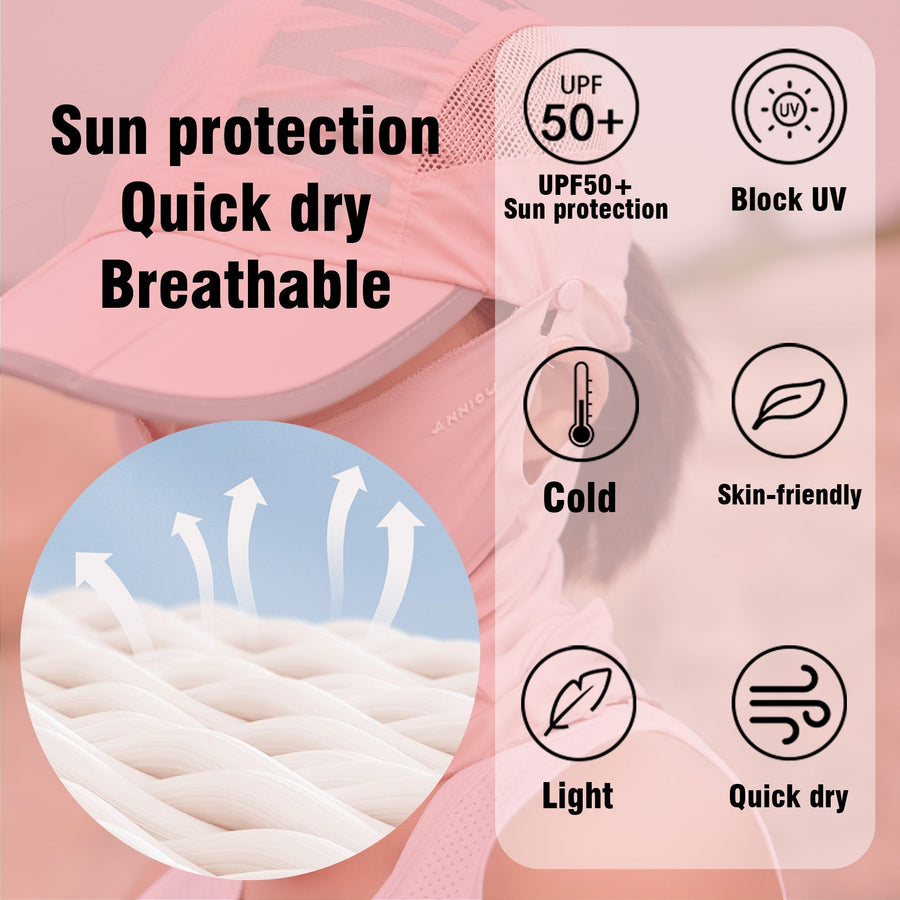 UPF50+ UV Protection Baseball Cap and Neck Gaiter - Sidiou Group