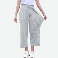 UPF50+ UV Protection Wide Leg Cropped Trousers - Sidiou Group
