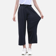 UPF50+ UV Protection Wide Leg Cropped Trousers - Sidiou Group