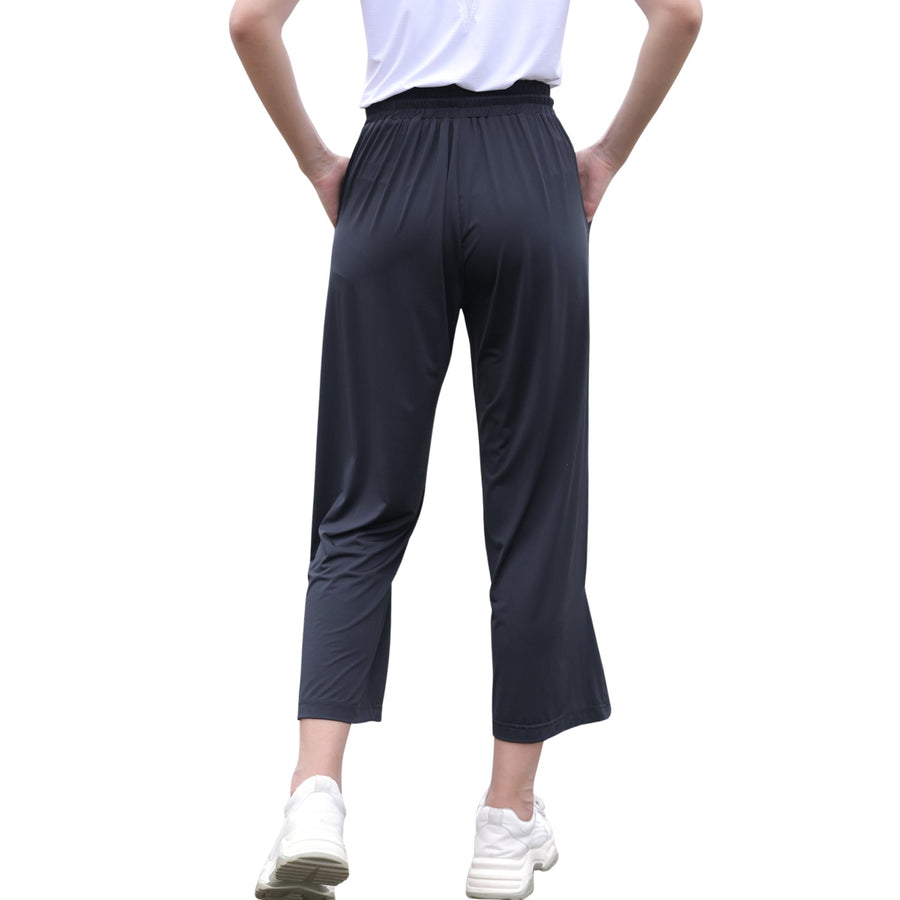UPF50+ UV Protection Wide Leg Cropped Trousers - Sidiou Group
