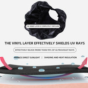 UPF50+ UV Vinyl Sun Protection Top Hat - Sidiou Group