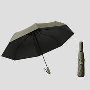 Sun Protective green UV Automatic Umbrella UPF 50+ with push button