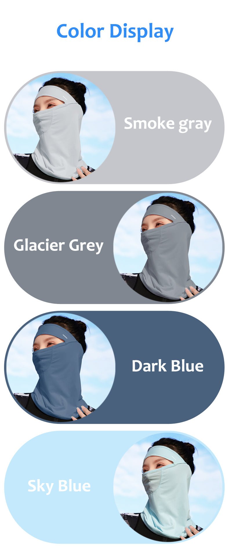 UV Protection Cycling Face Mask Neck Gaiter - Sidiou Group